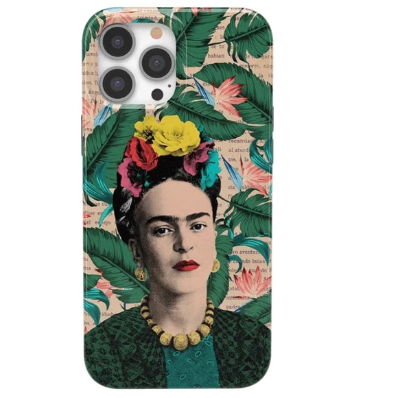 Frida Kahlo Portrait Floral Case iPhone 12 Pro Free the purple one - Picture 1 of 8
